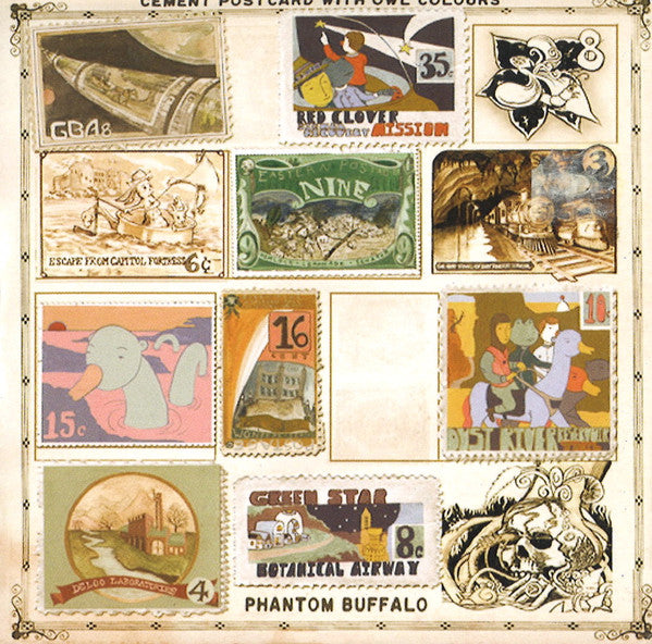 Phantom Buffalo : Cement Postcard With Owl Colours (CD, Album, Promo)