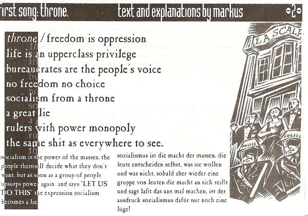 Upset : Second Try To Burn The System (7", RP, Cle)