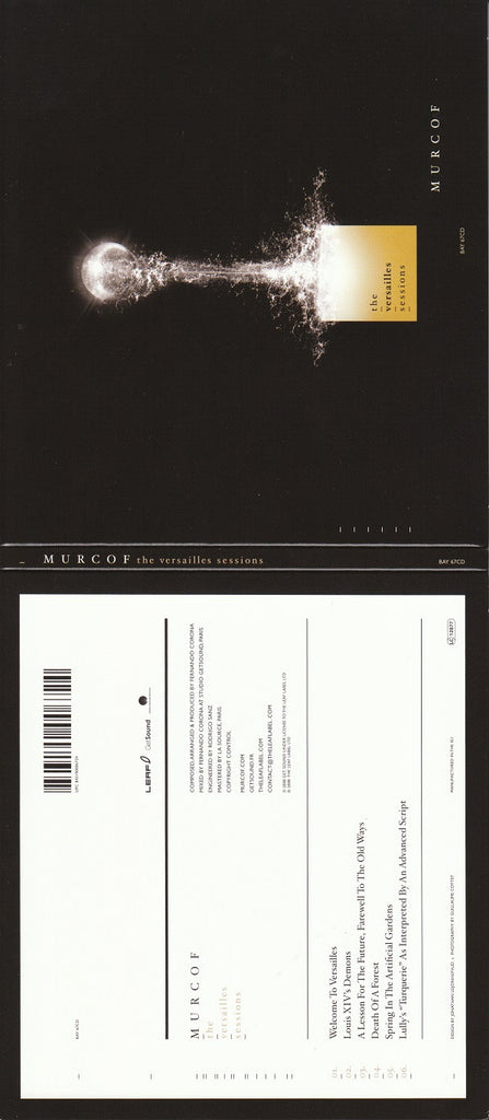 Murcof : The Versailles Sessions (CD, Album)