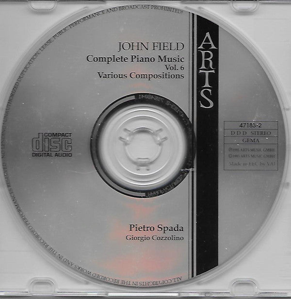 John Field (2), Pietro Spada : Various Compositions, Compositions For Piano Four Hands (CD, Album)