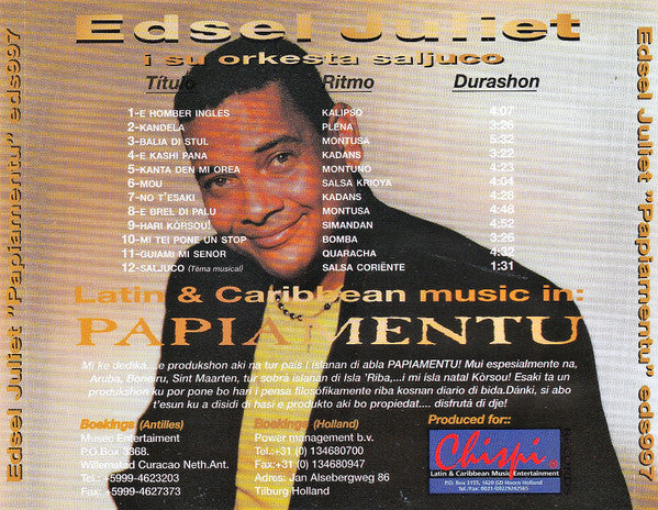 Edsel Juliet, Edsel Juliet I Su Orchestra Saljuco : Latin & Caribbean Music in: Papiamentu (CD, Album)