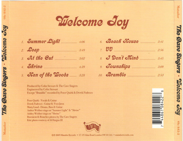 The Cave Singers : Welcome Joy (CD, Album)