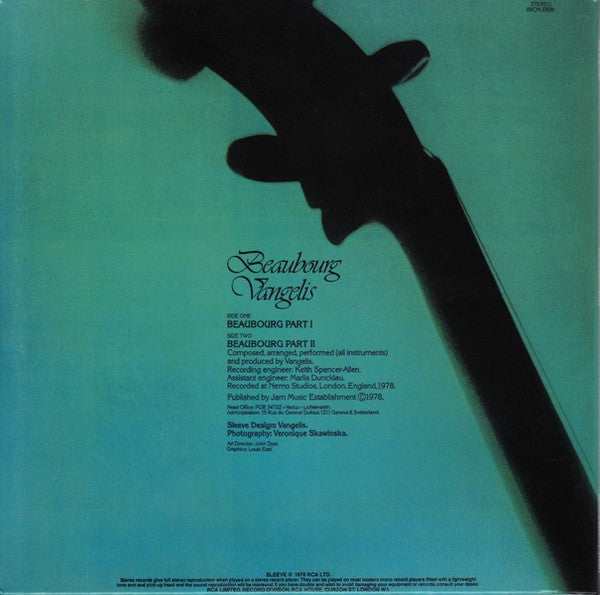 Vangelis = Vangelis : Beaubourg = 霊感の館 (CD, Album, Ltd, RE, RM, Gat)