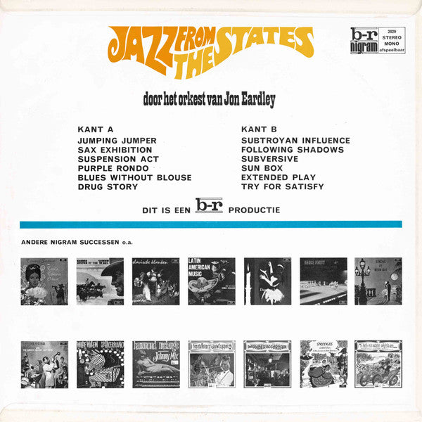 Jon Eardley : Jazz From The States (LP, Album, Bla)