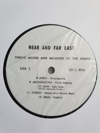 Lloyd Miller & Marilyn Miller (2) & Manucher Paydar & Dusdi Siwi Jarn & Tú Trinh Dàm : Near And Far East (LP, Album, RE)