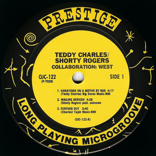 Teddy Charles / Shorty Rogers : Collaboration: West (LP, Comp, RE)