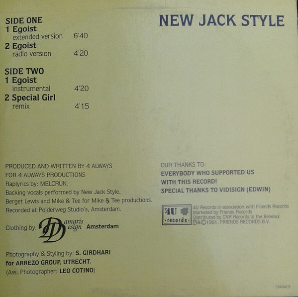 New Jack Style : Egoist (12")