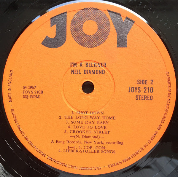 Neil Diamond : I'm A Believer (LP, Comp)
