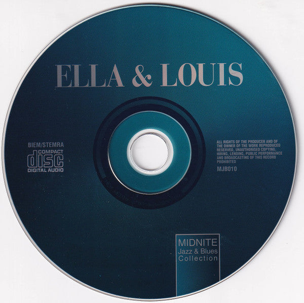 Ella Fitzgerald & Louis Armstrong : Cheek To Cheek (CD, Comp, RE)