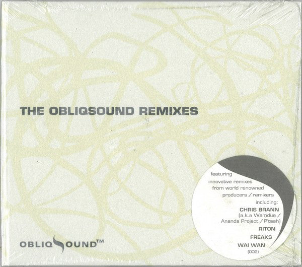 Various : The Obliqsound Remixes (CD, Comp)