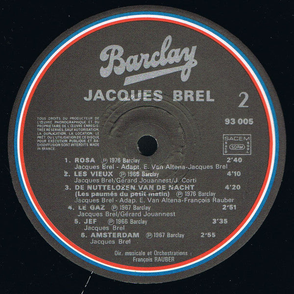Jacques Brel : Zingt (LP, Comp)