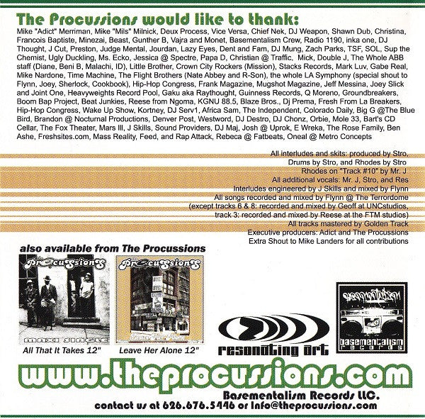 The Procussions : ...As Iron Sharpens Iron (CD, Album)