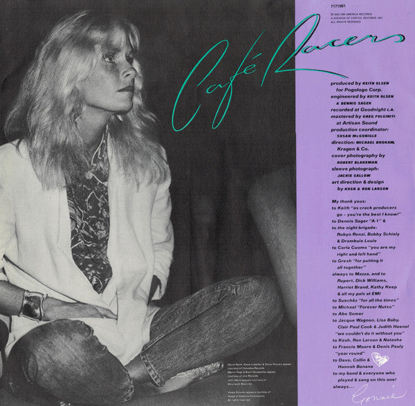 Kim Carnes : Café Racers (LP, Album)