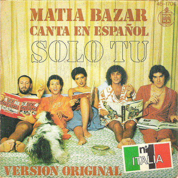 Matia Bazar : Canta En Español · Solo Tu (7", Single)