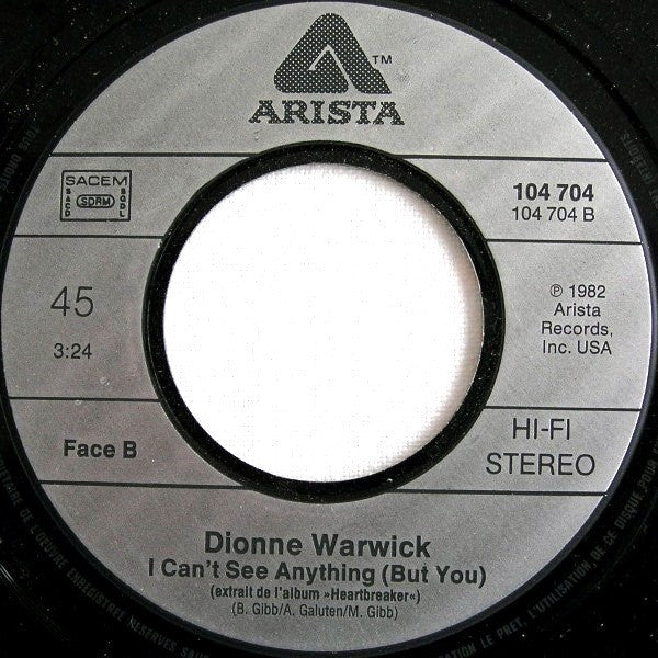 Dionne Warwick : Heartbreaker (7", Single)