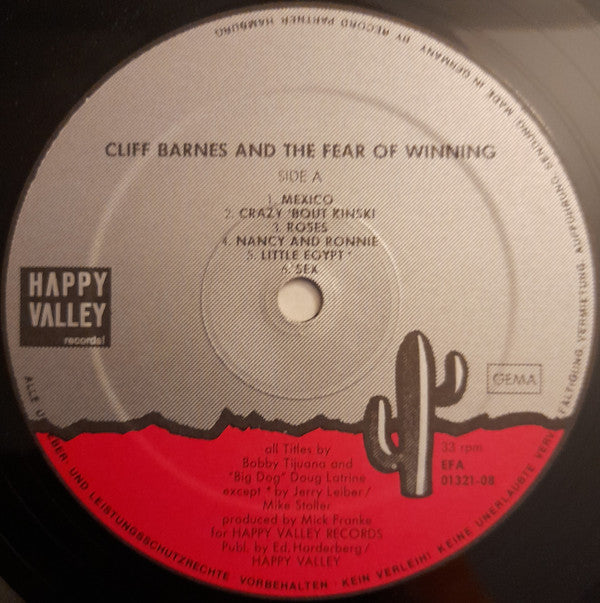Cliff Barnes And The Fear Of Winning : The Record That Took 300 Million Years To Make (LP, Album)