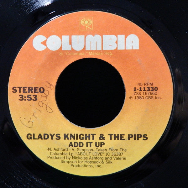 Gladys Knight And The Pips : Taste Of Bitter Love (7", Styrene)