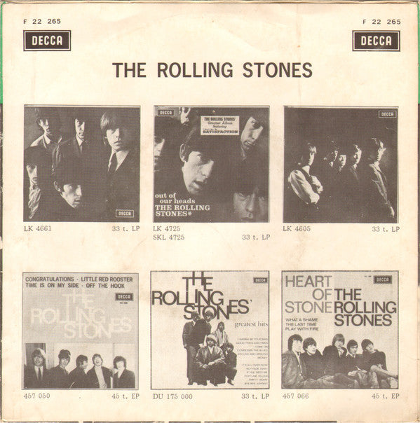 The Rolling Stones : Get Off Of My Cloud / I'm Free (7", Single, Mono, Gre)