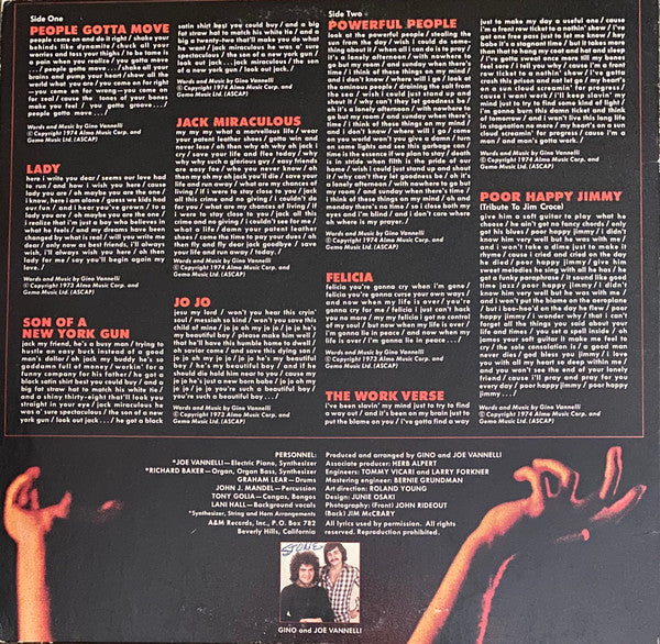 Gino Vannelli : Powerful People (LP, Album, Pit)