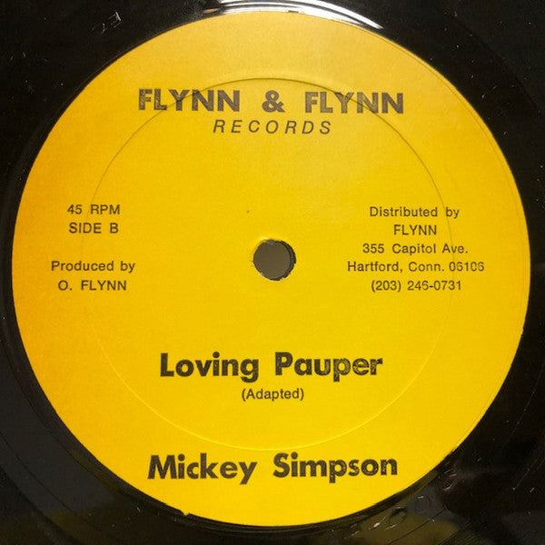 Mickey Simpson : Rock To The Rhythm (12")
