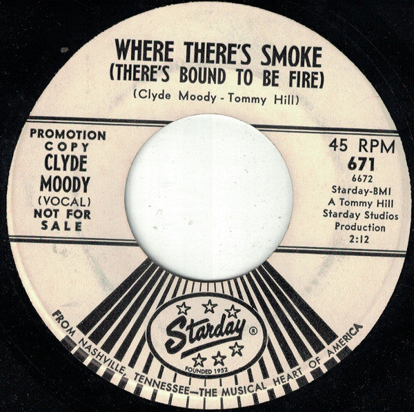 Clyde Moody : Whispering Pines (7", Single, Promo)