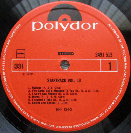 Bee Gees : Startrack Vol.13 (LP, Comp, RE)
