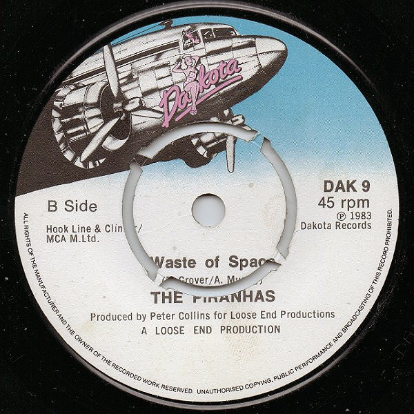 The Piranhas Featuring Bob Grover : Easy Come Easy Go (7", Single)