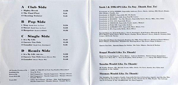 Sash! : It's My Life (2xLP, Album, Gat)