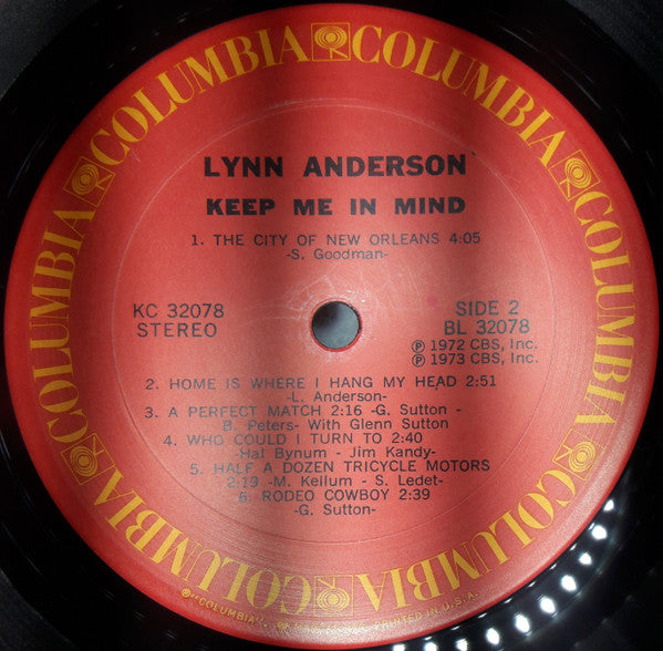 Lynn Anderson : Keep Me In Mind (LP, Album, San)