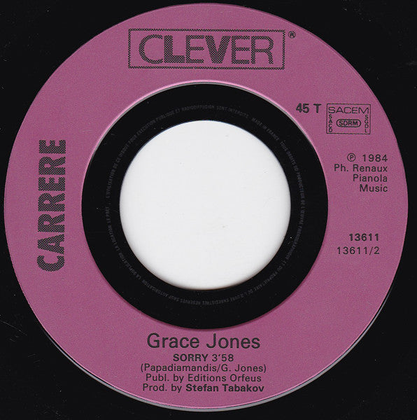 Grace Jones : That's The Trouble (New Mix) (7", Single)