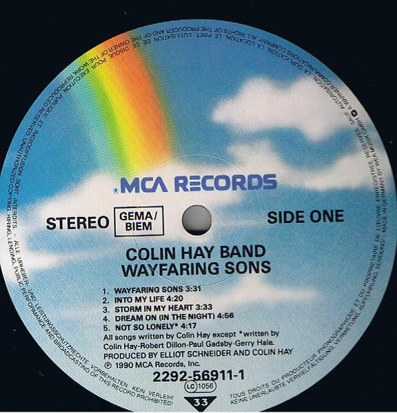 Colin Hay Band : Wayfaring Sons (LP, Album)