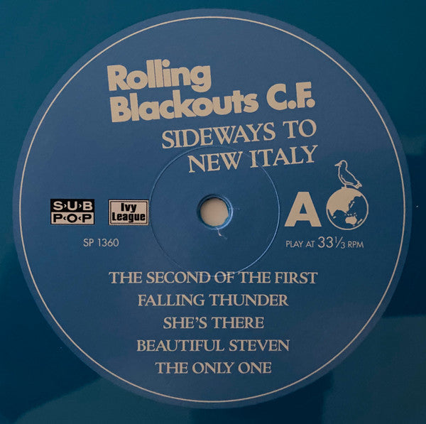 Rolling Blackouts Coastal Fever : Sideways To New Italy (LP, Album, Ltd, Blu)