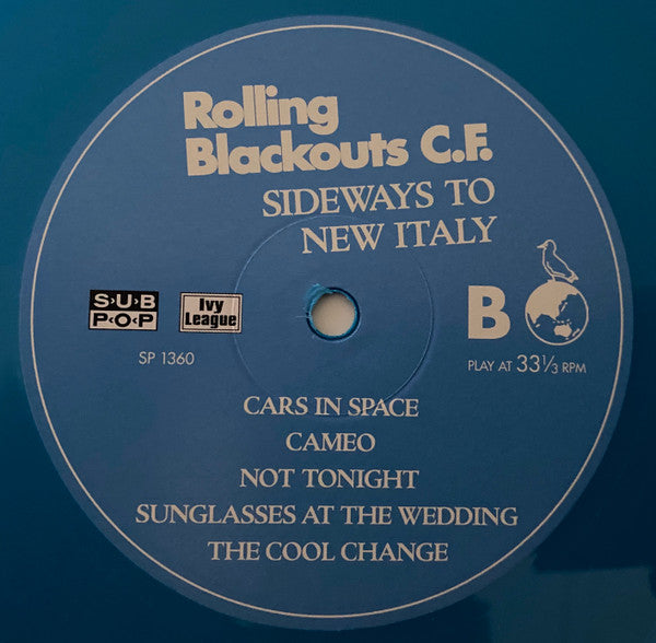 Rolling Blackouts Coastal Fever : Sideways To New Italy (LP, Album, Ltd, Blu)