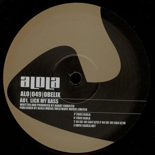 Obelix (2) : Lick My Bass (12")