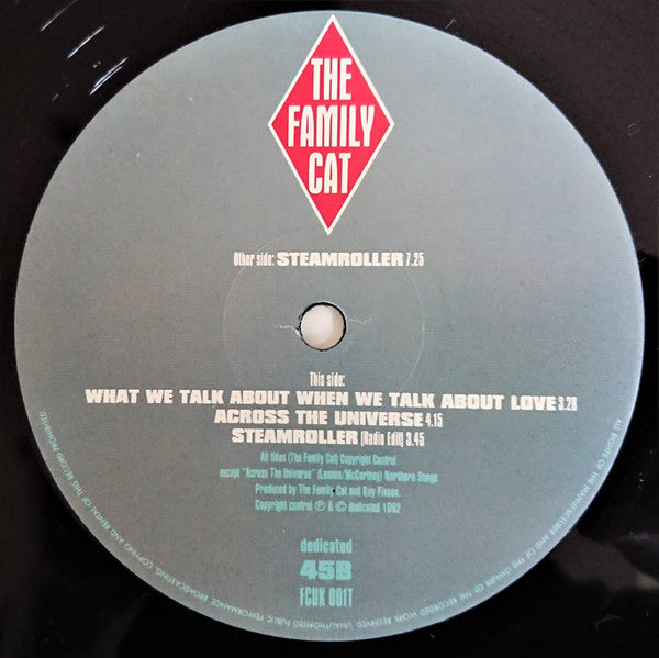 The Family Cat : Steamroller (12", Single)