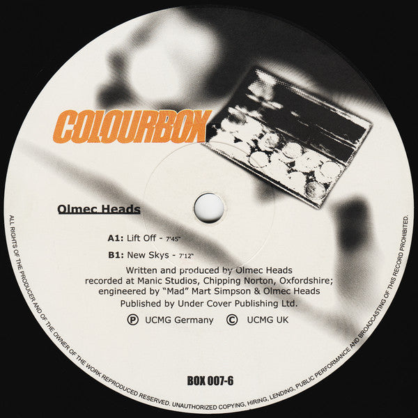 The Olmec Heads : Lift Off / New Skys (12")