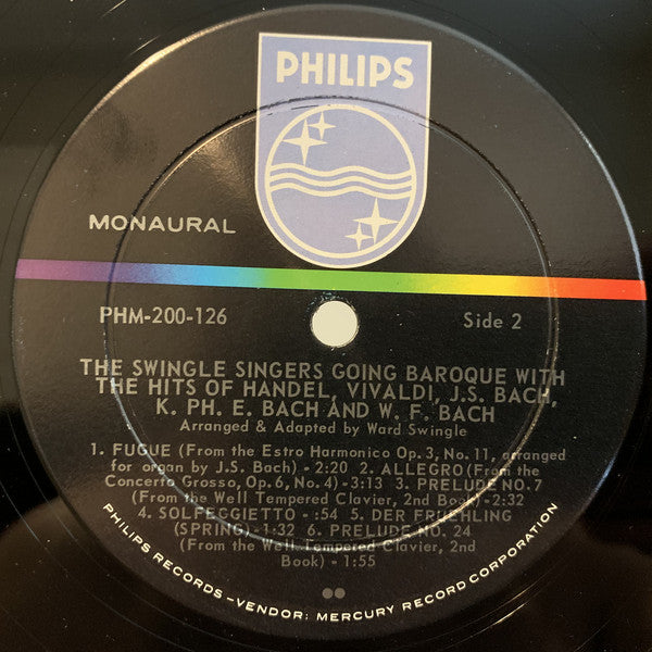 Les Swingle Singers : Going Baroque (LP, Mono)