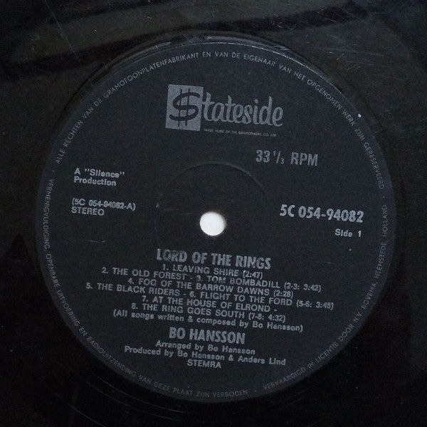 Bo Hansson : In De Ban Van De Ring (Music Inspired By "Lord Of The Rings") (LP, Album)