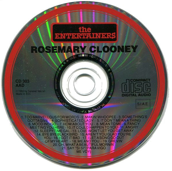 Rosemary Clooney With: Duke Ellington, Billy May, Les Brown, Bob Thompson Guest: Bing Crosby : Rosemary Clooney (CD, Comp)