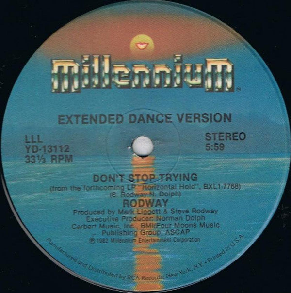 Rodway* : Don't Stop Trying (12")