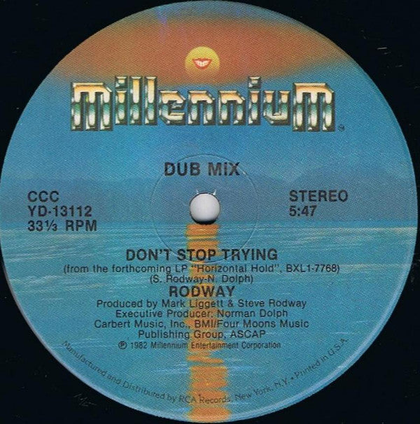 Rodway* : Don't Stop Trying (12")