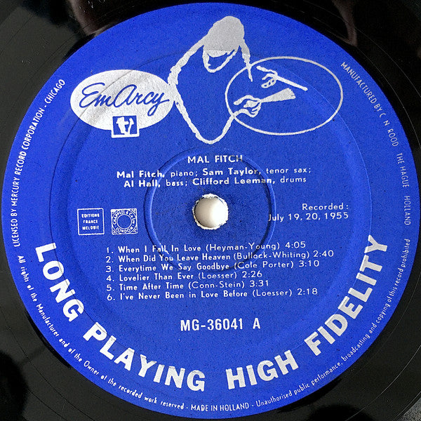 Mal Fitch : Mal Fitch (LP, Album, Mono)