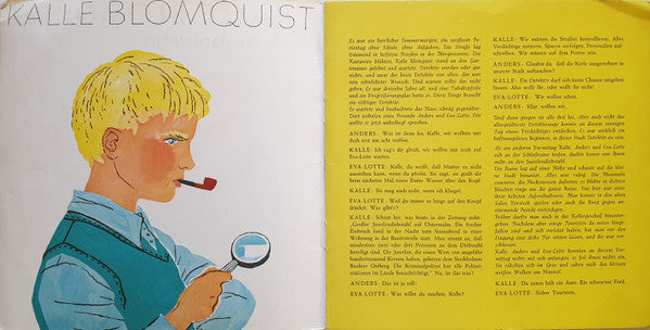 Astrid Lindgren : Kalle Blomquist Der Meisterdetektiv (7", Mono, RE, Clu)
