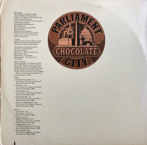 Parliament : Chocolate City (LP, Album)