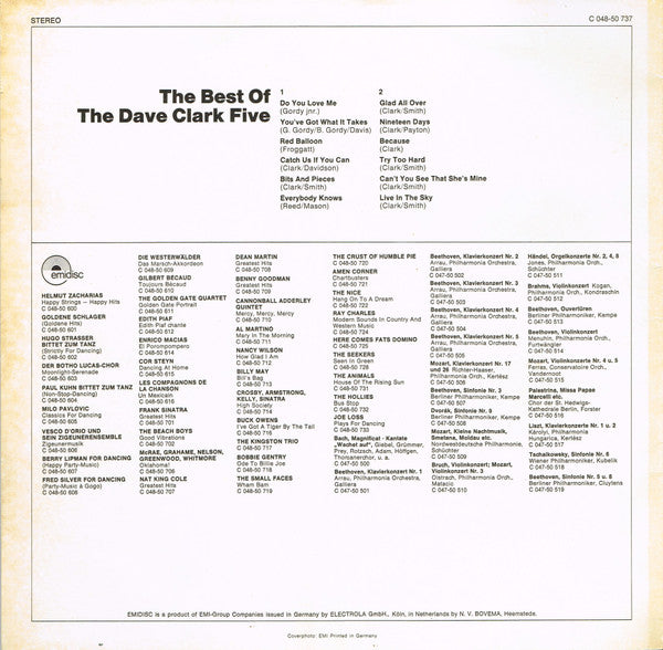 The Dave Clark Five : The Best Of The Dave Clark Five (LP, Comp)
