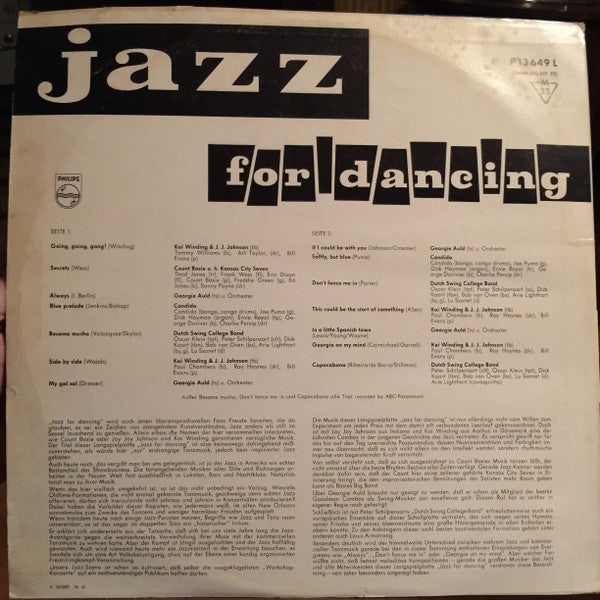 Various : Jazz For Dancing (LP)