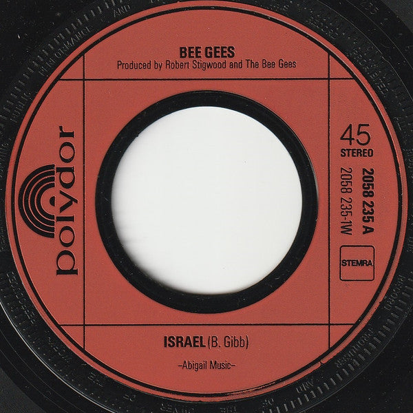 Bee Gees : Israel  (7", Single)