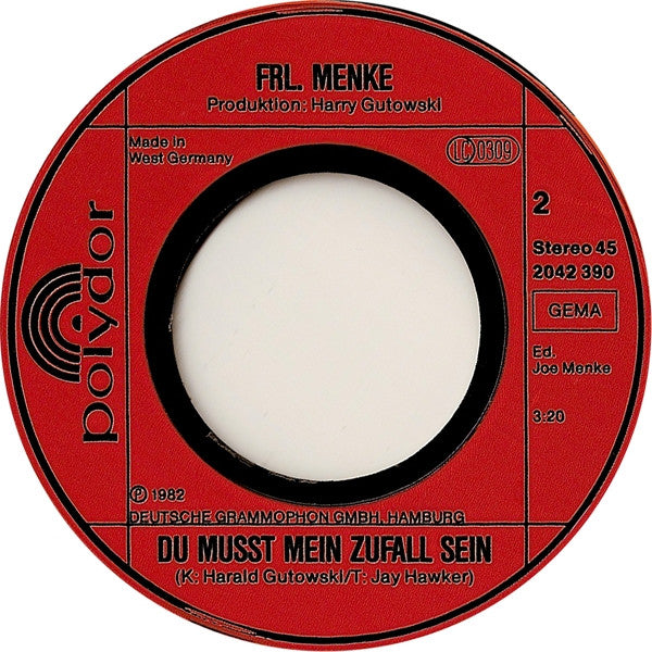 Frl. Menke : Hohe Berge (7", Single)