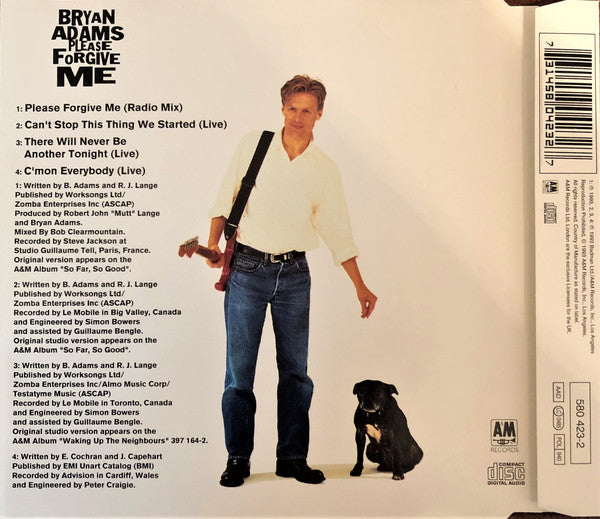 Bryan Adams : Please Forgive Me (CD, Single)