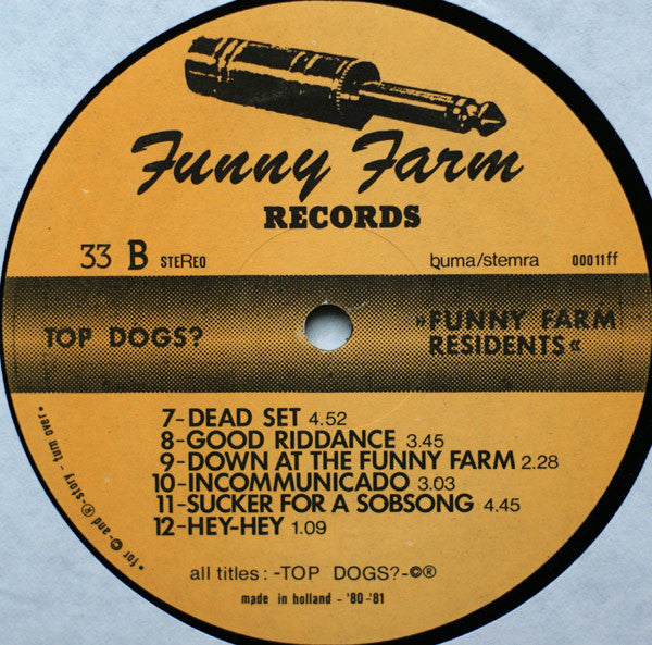 Top Dogs? : Funny Farm Residents (LP, Album)